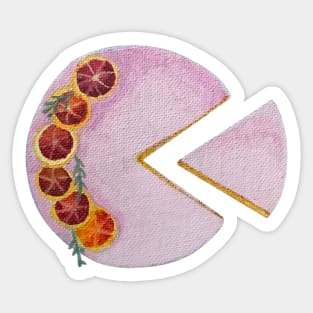 grapefruit cake Sticker